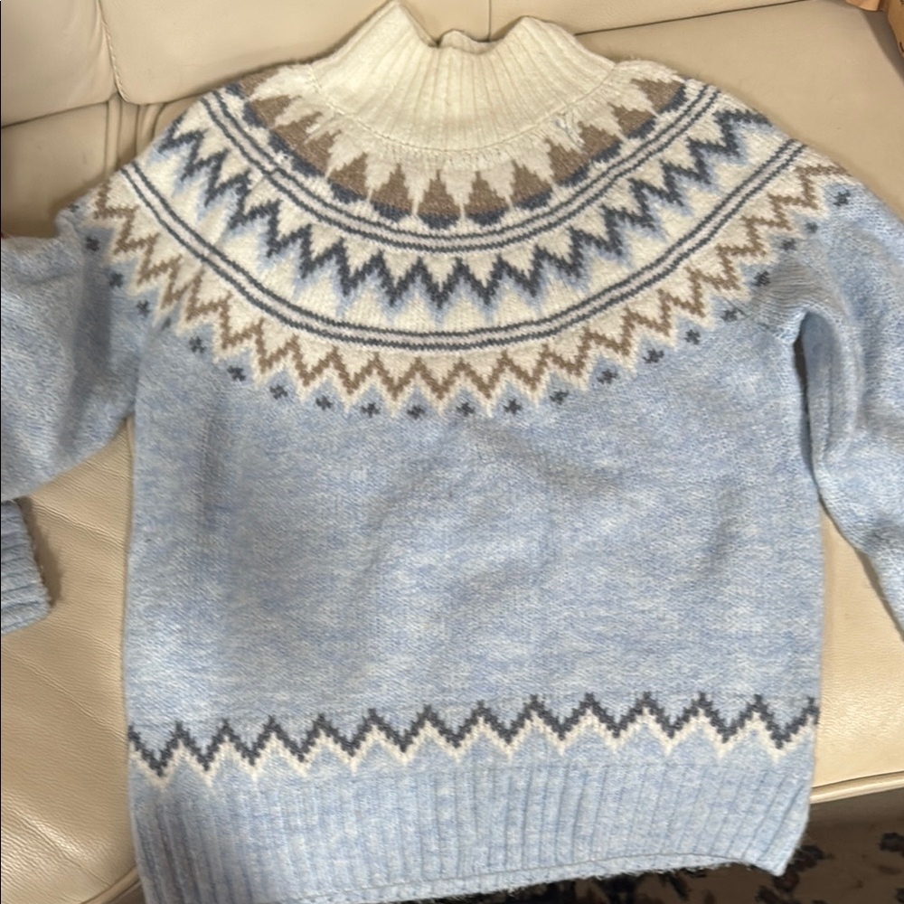 Kappa White Ribbed Knit Sweater